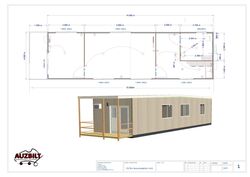 15.5m x 4m Accomodation Unit
