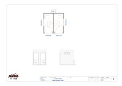 2.4m x 2.4m Male/Female Toilet Block