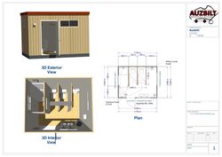 3.7m x 3.0m Toilet Ablution Block 