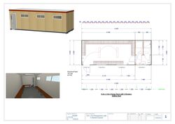 8.4 x 3.0 Changeroom with 2 showers 