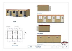 9m x 4.8m Site Shed Complex