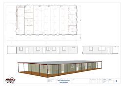 12m x 24m Complex with Verandah