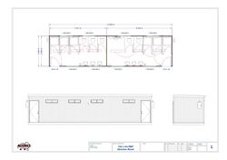 12m x 3m M & F Ablution 