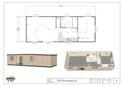 12m x 4.5m Accommodation Unit