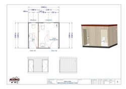 3.6m x 2.4m Male & Unisex Accessible Toilet