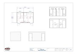 4.8m x 3m M&F Ablution Block