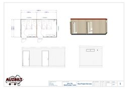 6m x 3m Male/Female Toilet