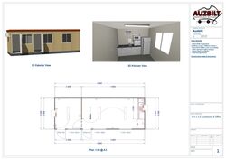 8.4m x 3m Lunchroom & Office